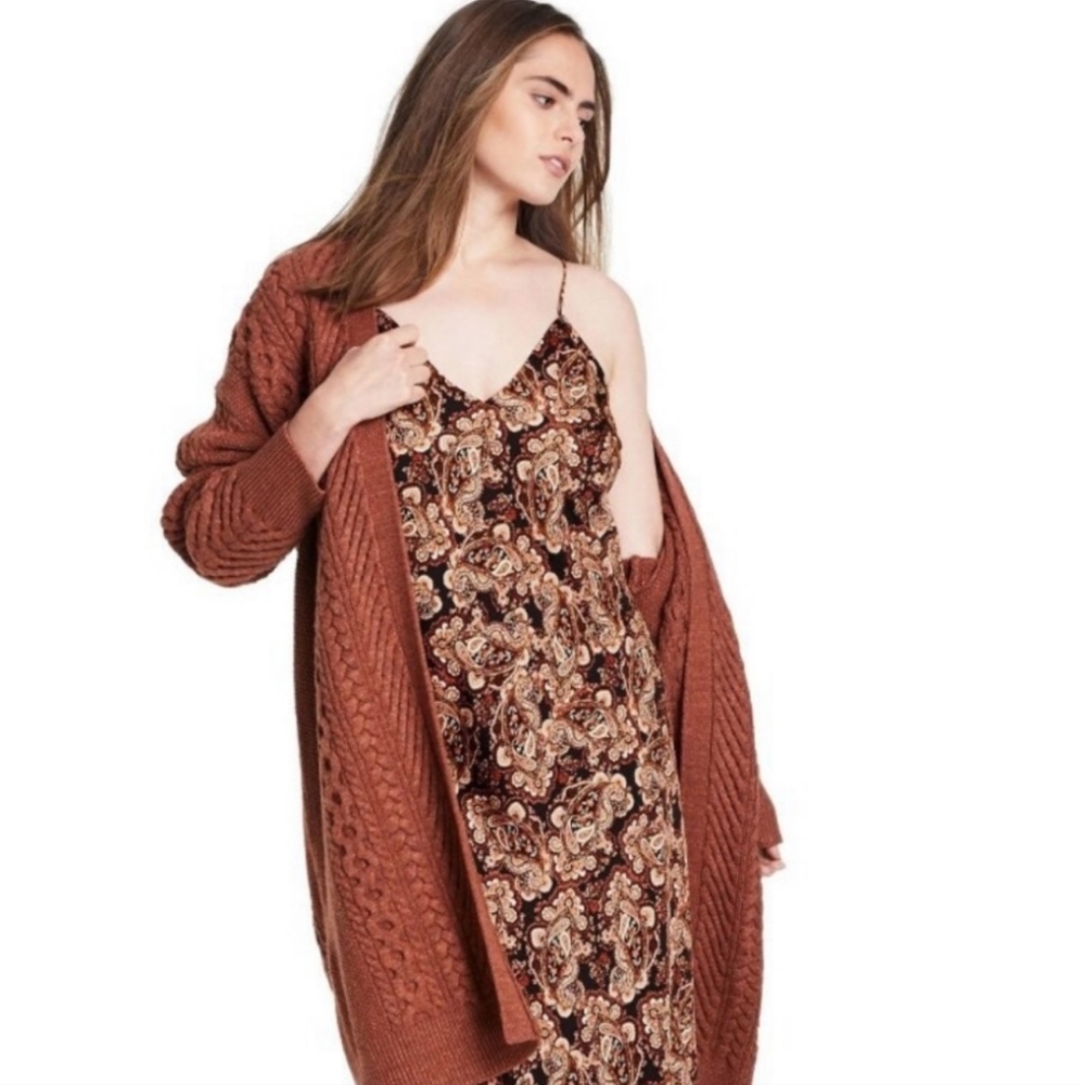 🎯 Nili Lotan x Target | Paisley Print Slip Dress